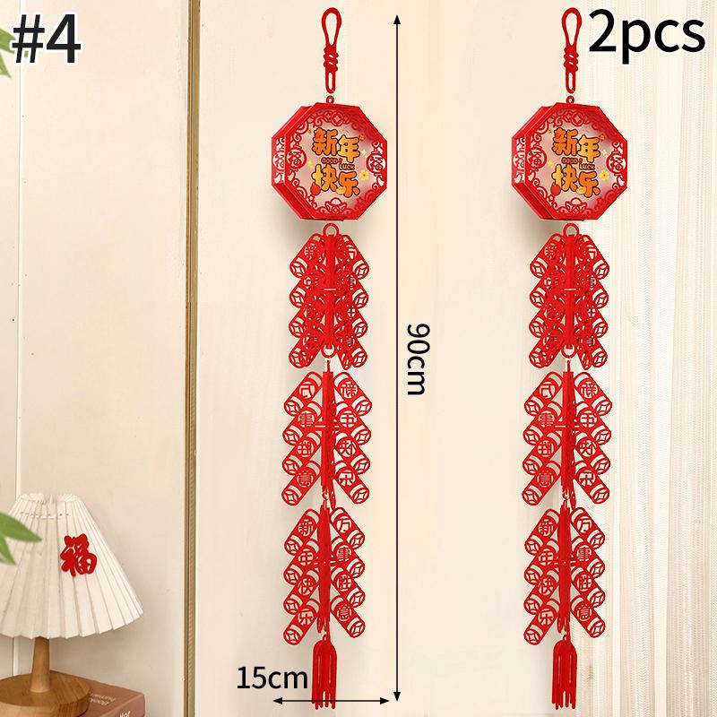 New Year's Eve Decorations Chinese New Year Decoration 2026 Decorative Lanterns Horse Year Pendant Agenda 2026