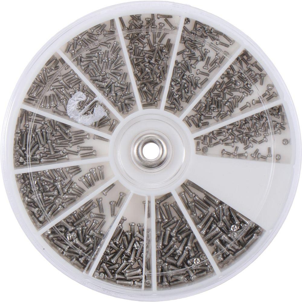 600Pcs Stainless Steel Mini Screws Assortment Kit 12 Kinds Glasses Repair Screws  Clocks