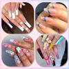 150Pcs/Box Ballet Space French Nail Dual Forms Shape Transparent Extension Molds With 3D Smart French Guide Line Time Saving