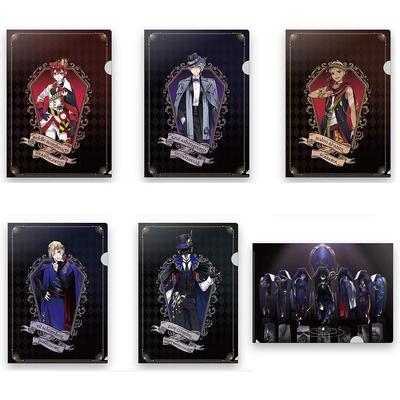 Disney Twisted Wonderland Σετ Διαφανών Φακέλων A Σετ 6 Riddle Visual A Rosehearts/Azur Ashengrotto/Karim Al-Asim/Vil Schoenheit/Dear Crowley/Κλειδί