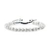 6mm Natural Stone Men Bracelets Charm Tiger Eye Black Beads Bracelet Braided Bangle Adjustable Charm Women Yoga Jewelry Pulseras