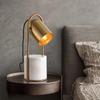Nordic simple marble table lamp creative metal lampshade bedroom bedside lamp