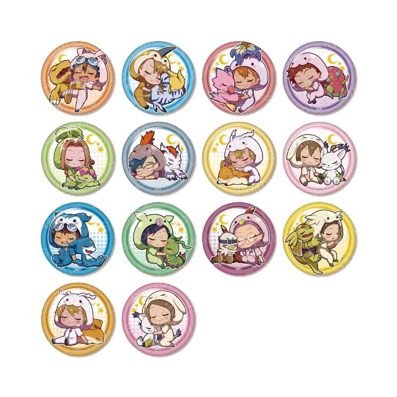 

Y Line Digimon Adventure Series Gyaokore Trading Can Badge Box of 14
