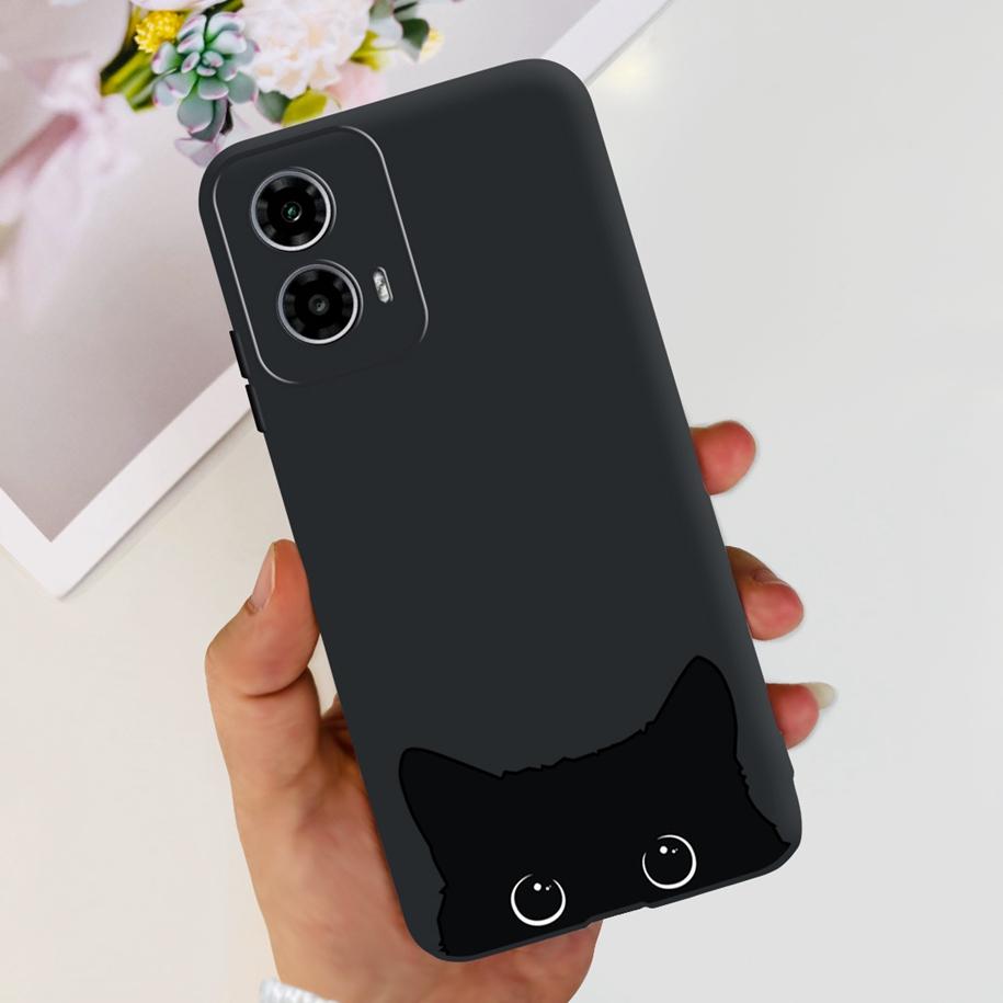 For Motorola Moto G24 Power Case 2024 New Fashion Flower Silicone Soft Back Cover For Moto G24 G34 Phone Case MotoG24 G 24 Coque