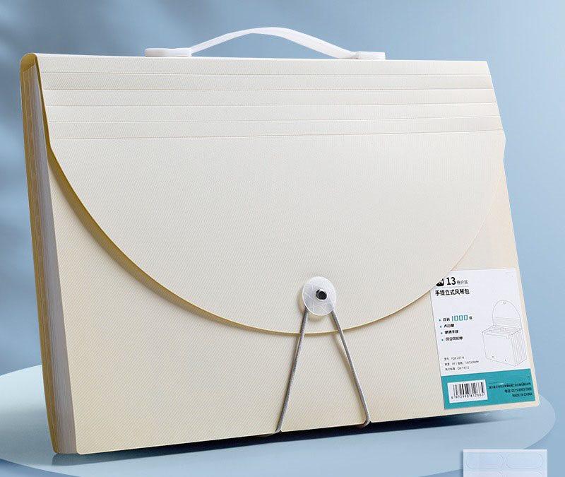 

A4 Organ Bag Folder Student specific Large Capacity Middle and High School Students Handheld Multi layer Exam Paper Clip Data