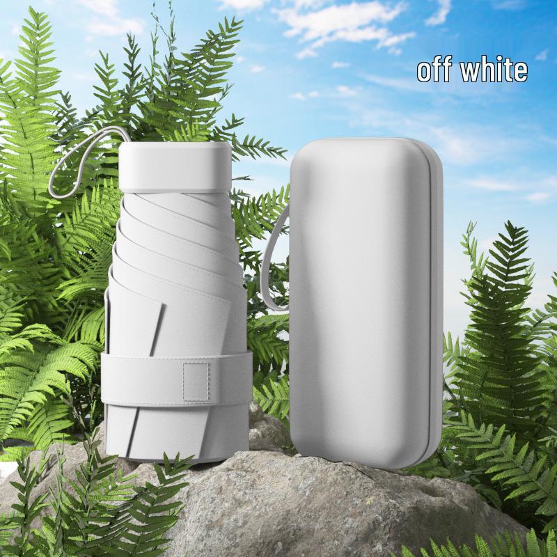 Compact Ultralight Dual-Use Mini Umbrella: Portable Anti-UV Sunshade for Women, Perfect for Sunny and Rainy Days
