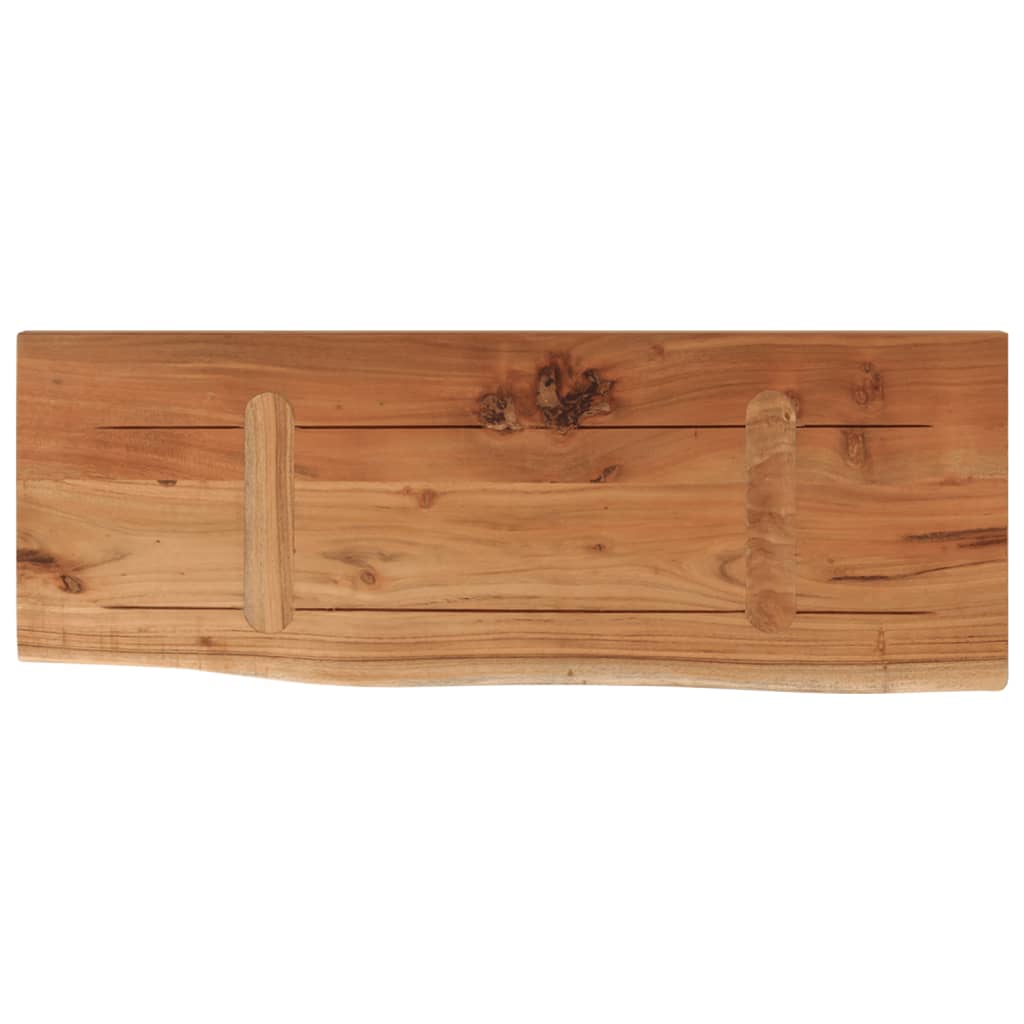 Vidaxl Półka Ścienna, 70X30X2,5 Cm, Drewno Akacjowe, Naturalna Krawędź
