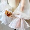Transparent Bridal Sleeves Puffy Bride Shawl Sleeve Elegant Wedding Arm Sleeves  Evening Prom