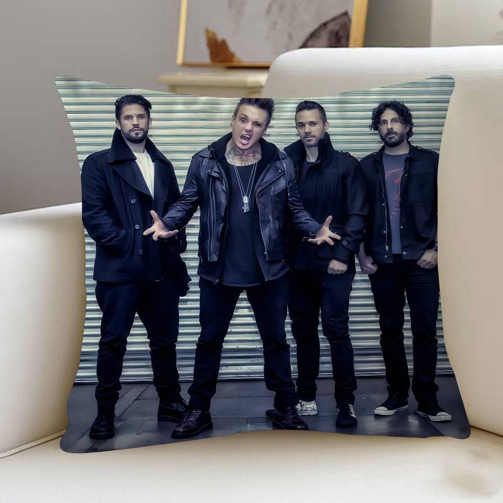 P-Papa Roach Music Art Cushion Cover Inches Farmhouse Decor Home Throw Pillow Covers For Couch Decorations