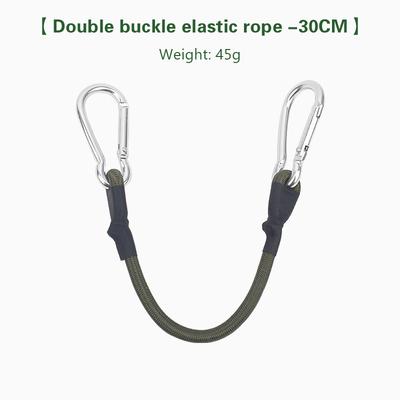 30/60/90/120Cm Karabiner Elastisches Seil Outdoor Camping Gepäckgurt Wäscheleine Stretch Langlebig Campingausrüstung Multifunktion