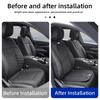 Car Sticker 2025 Hot Luxury Pu Leather Car Seat Cover Seat Back Anti Scratch Cushion Seat Cushion For BMW E46 E90 E60 F10 E39 F3