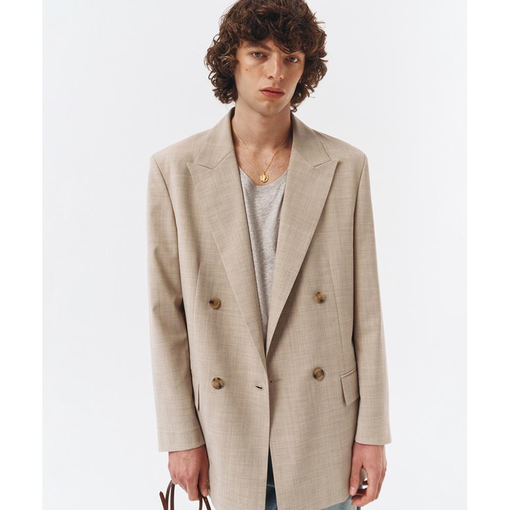

DUNST UNISEX DADDY DOUBLE JACKET SOFT GREIGEMUDJA3B126G1