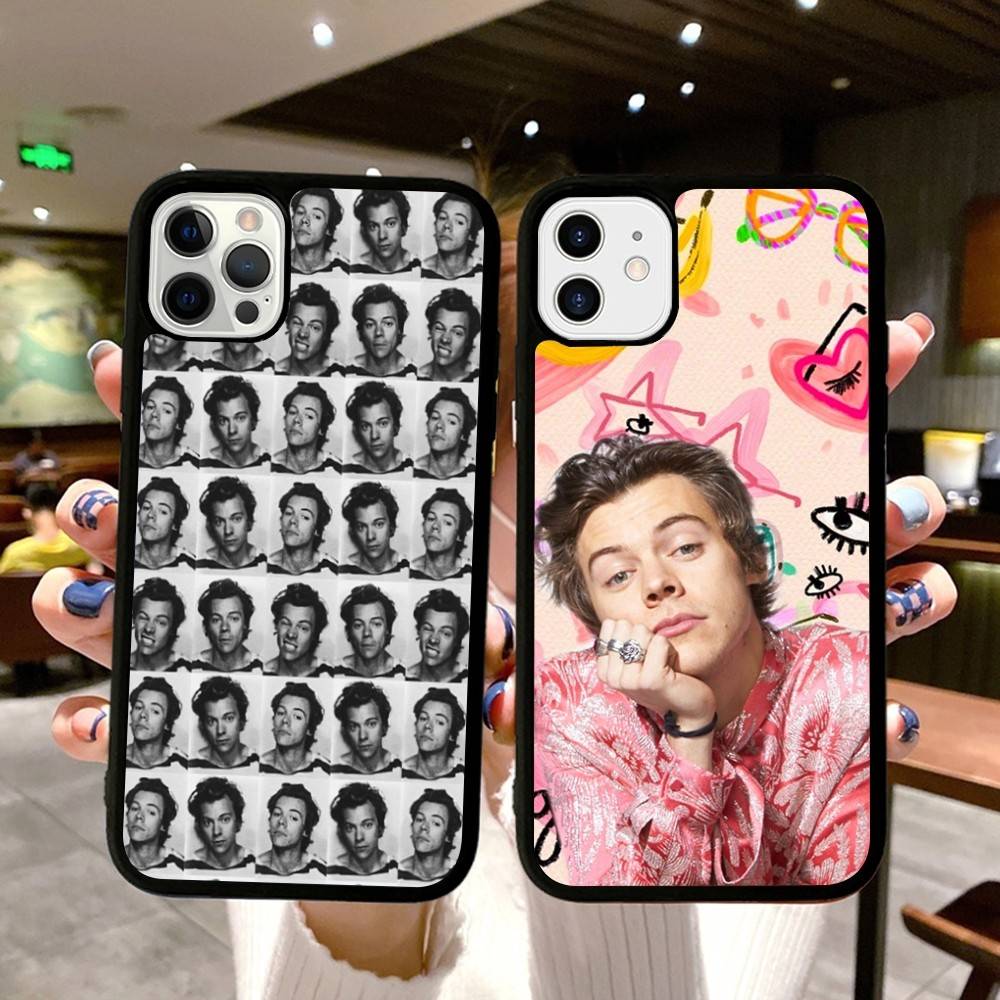 Famous H-Harris Singer S-Styles Phone Case For Iphone 11 12 13 14 15 Pro Max 17 16 Plus Hard PC+TPU Back Cover
