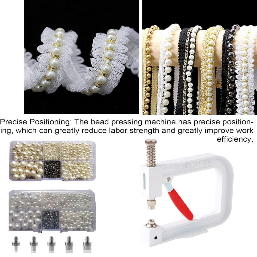 4-10mm Pearls Pearl Setting Machine Set DIY Crafts Pearl Setting Set  Clothes Decorating