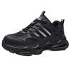 Fashion Breathable Mesh Safety Shoes Men black Protective Shoes For Men Women Work Sneakers Summer Lightweight Indestructible Shoes
