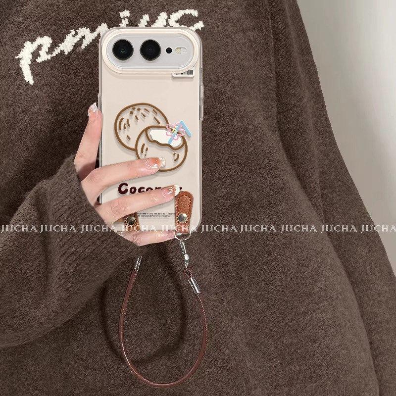 Applicable to Huawei Honor 111pro mobile phone case Korean creative 111 super version female simple hand-painted coconut