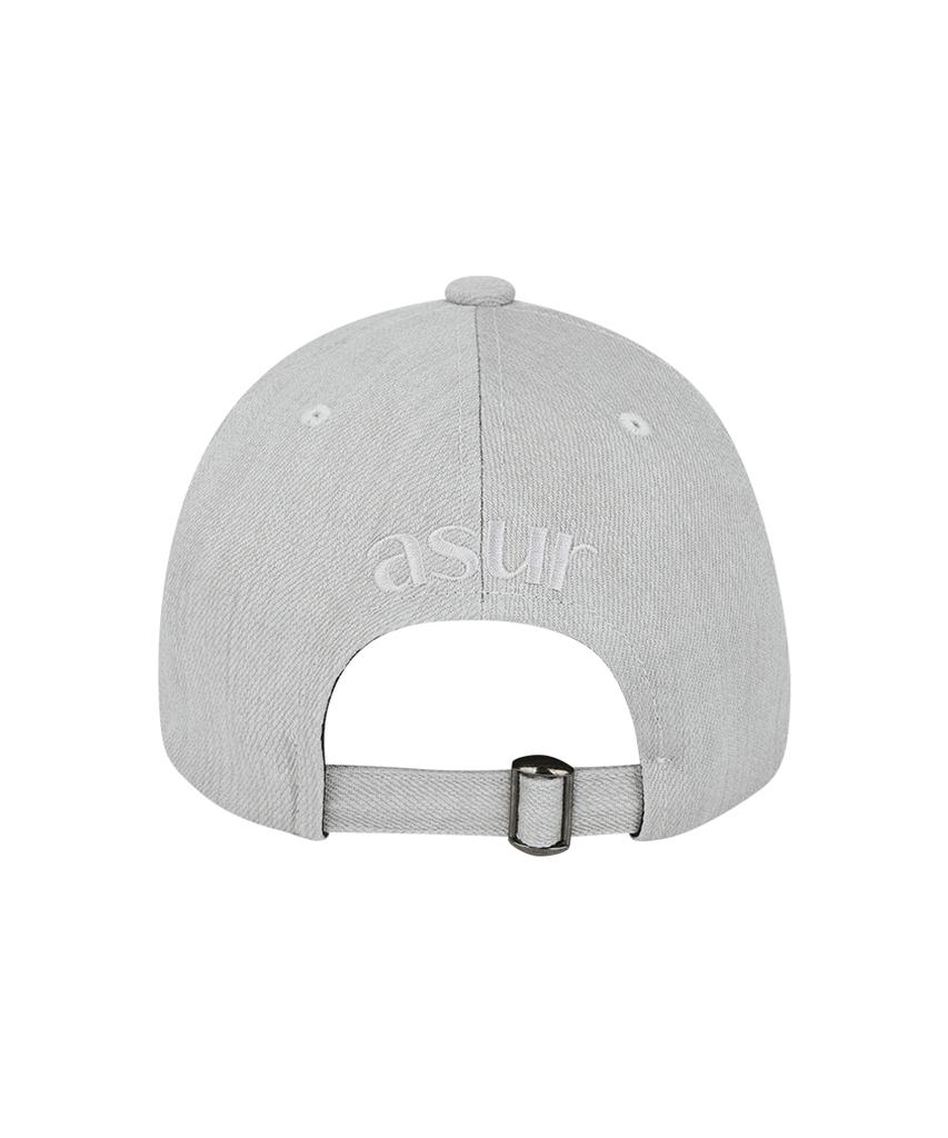 Aejeuyua Damaged Studded Ball Cap Grey