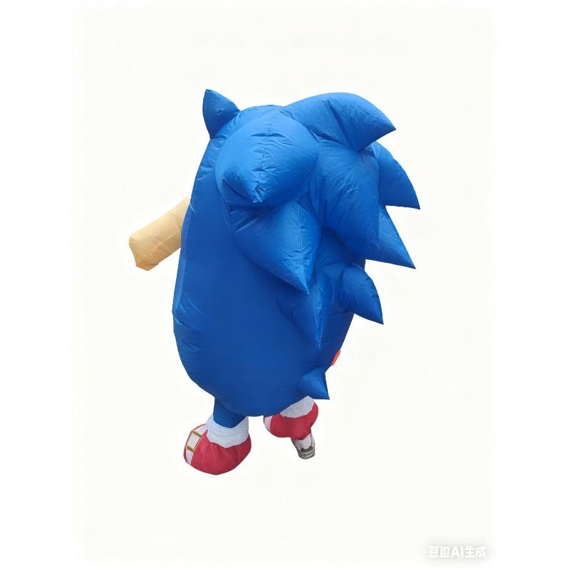 Game Character Sonic Cartoon Protagonist Inflatable Suit Halloween Cosplay Birthday and Halloween Party Inflatable Dress Up