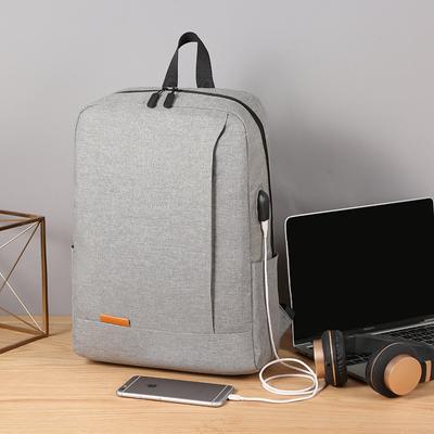 Business Laptop Rucksack, Leichte Stoff-Reisetasche, Polyesterfutter, Nahtdetails, Geeignet für Schule, Arbeit, Reisen