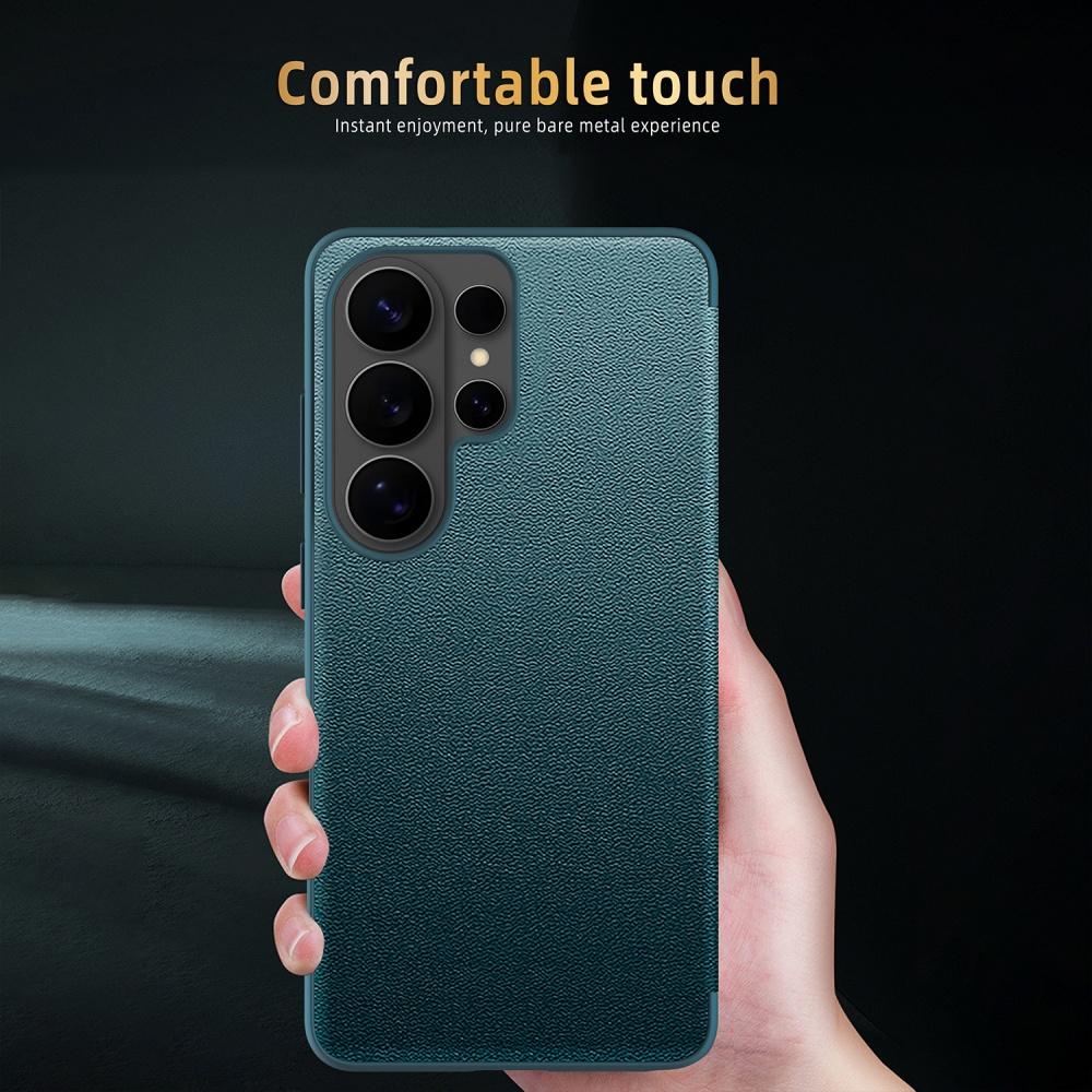 Flip Cover Smart Screen Protector Leather Case For For Samsung S26 Ultra S25 S24 Plus S23 S22 S21 FE Shockproof Soft Silicone Cover