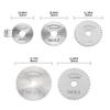 1Set High Speed Steel Circular Saw Blade Cutting Disc Rotating Drilling Tool Accessories For Wood Plastic And Aluminum