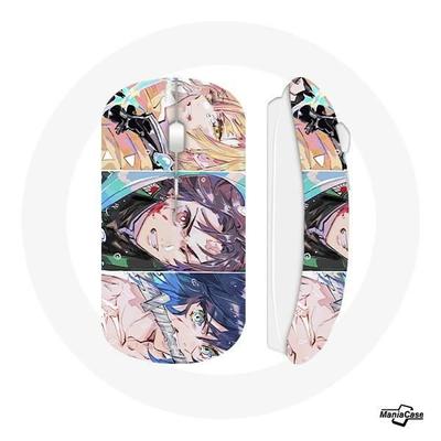 Wireless Mouse - MANIACASE - Tanjiro Kimetsu No Yaiba - Compatible Mac and PC - USB Key Included - Color White