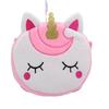 Adorable Unicorn Plush Shoulder Bag For Kids Portable Snack Storage Gift