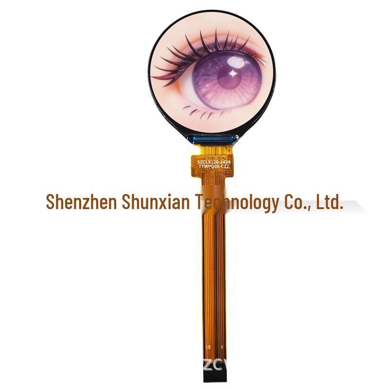 

1.28 Round TFT LCD AI Doll Eyes, 240x240 Resolution, 12-PIN SPI Connector