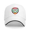 New Unisex UAE TEAM EMIRATES Sandwich Hat   Retro Baseball Caps Polyester Tadej Pogacar  Sun Hats Adjustable Sports Cap Summer