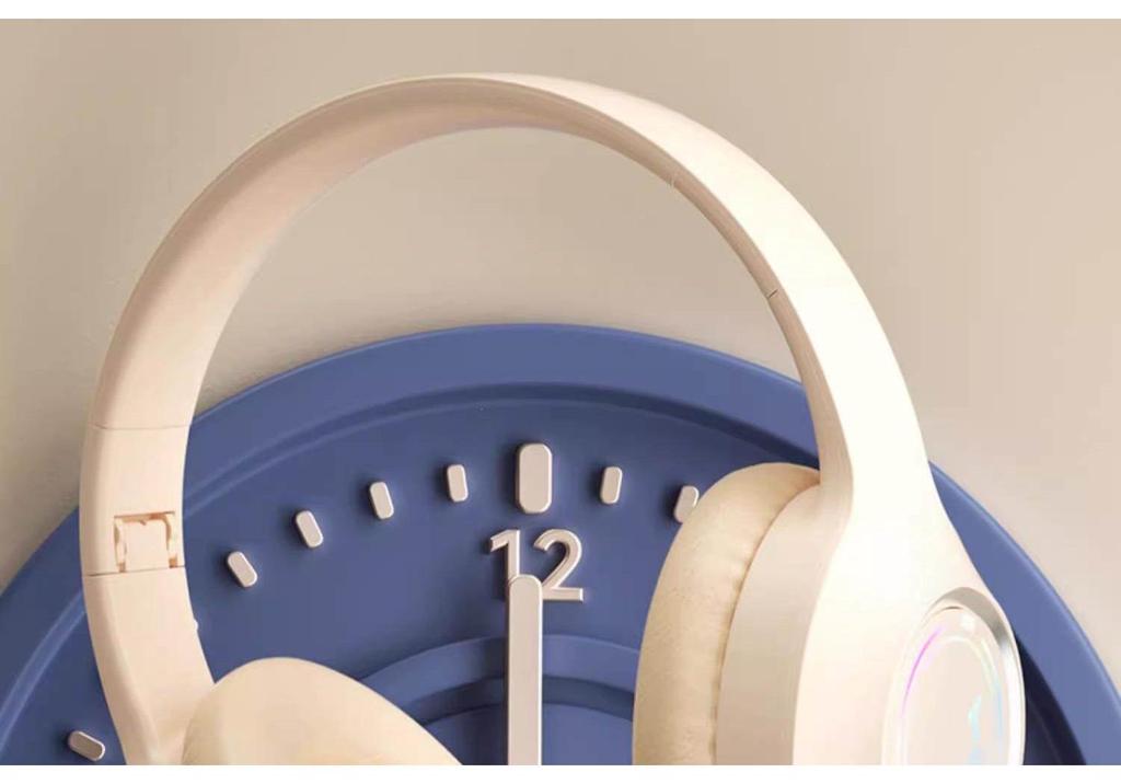 Genuine Over-Ear Bluetooth Headphones 2025: Heavy Bass, Noise-Cancelling, Gaming with Mic, Long Battery Life.