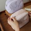Precatch Makeup Pouch, Large Capacity Storage Pouch for Travel, Multifunctional Cosmetic Pouch, Toiletry Bag, Embroidered Bag, Bag-in-Bag, Women's