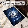 Crystal Velvet Rug Rangers FC Print Custom Name Text Floor Mat Home Decor