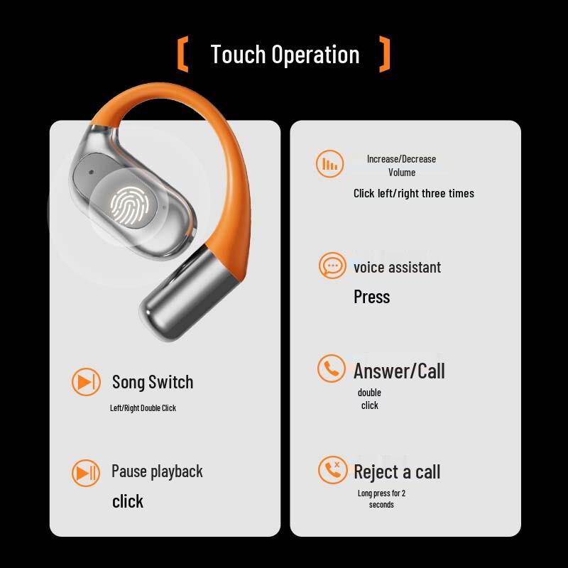 Chuan Gu M113 Open-Ear Bone Conduction Bluetooth Sports Headphones