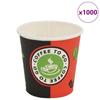 VidaXL Disposable Coffee Cup 1000 Pcs Paper 120 Ml (4 Oz)