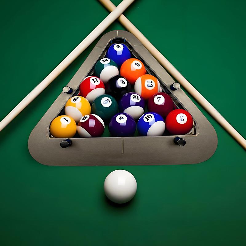 Precision-Engineered Professional Billiard Rack System That Eliminates Gaps,Heavy Duty Solid Wood Billiard 8-Ball/9-Ball