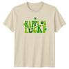 Happy Go Lucky TShirt Groovy St Patricks Day Holiday