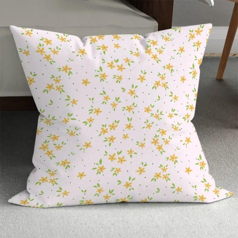 Spring Beautiful Pillowcase Abstract Floral  Living Room  Bed Sofa