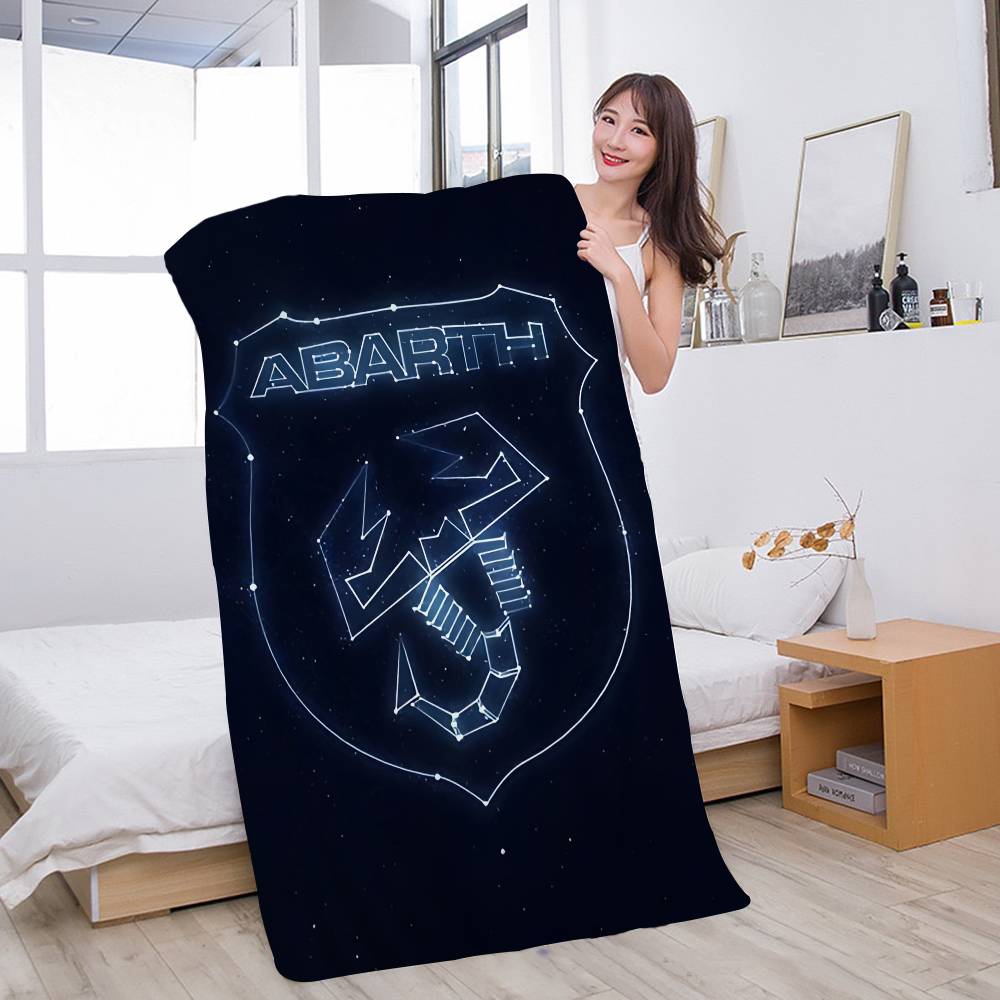 A-AbarthS-S LOGO Microfiber Beach Towel Absorbent Quick Dry Soft Yoga Swimming Resort Mountain Climbing Towel
