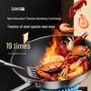 Sanhe 24cm Pure Titanium Flat-Bottom Wok