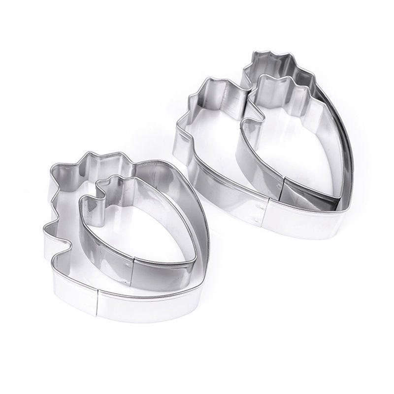 4Pcs Peony Flower Cake Fondant Plunger Cutter Decorating Mold Sugarcraft Baking