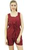 Bimba Womens Drawstring Solid Aqua Pj Set Buttondown Shirt Shorts Dress-10
