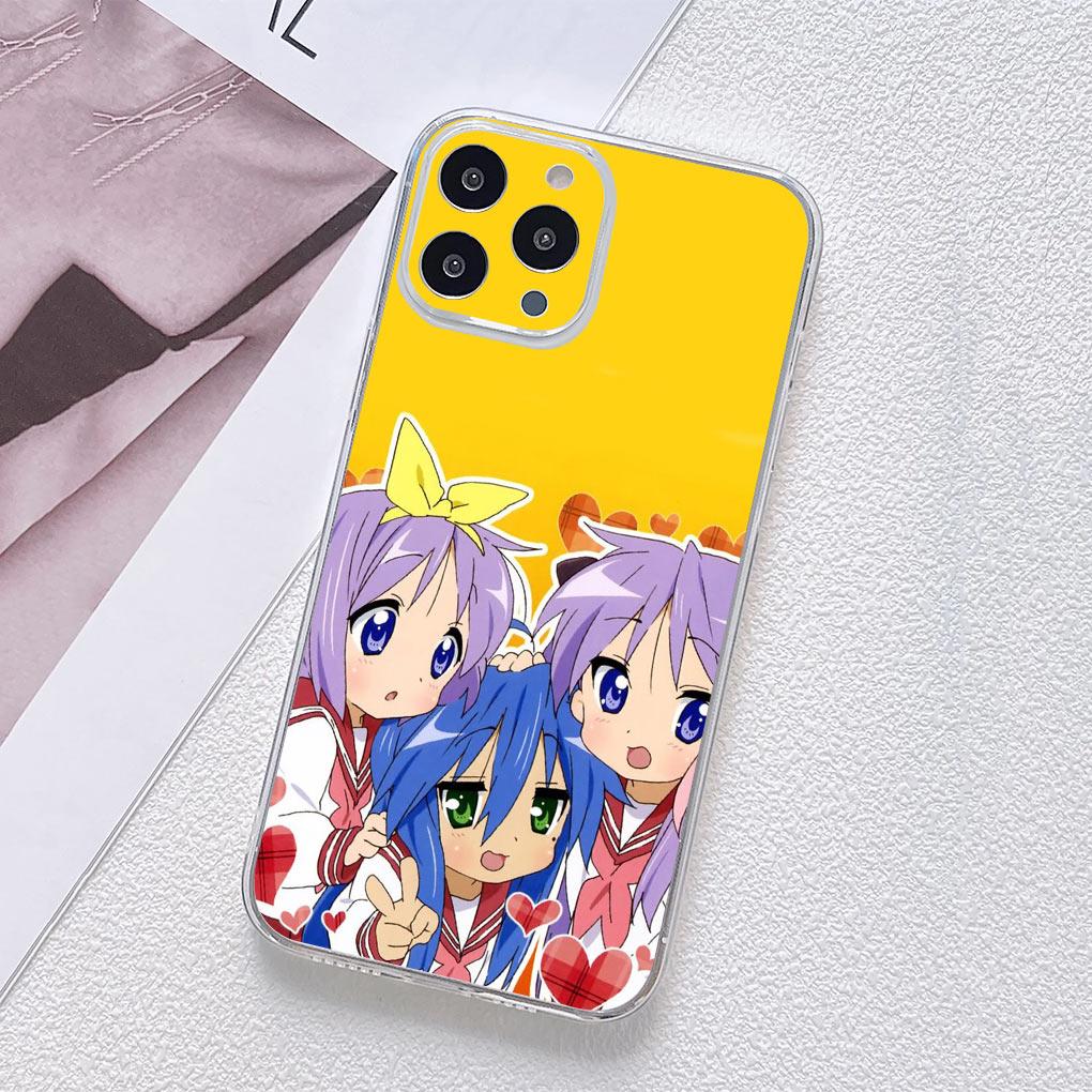 Lucky Star Izumi Konata girl Soft Cover for Samsung Galaxy A04 A14 A23 A34 A54 M23 M33 M52 M53 M30S M31 M51 M21 Phone Case