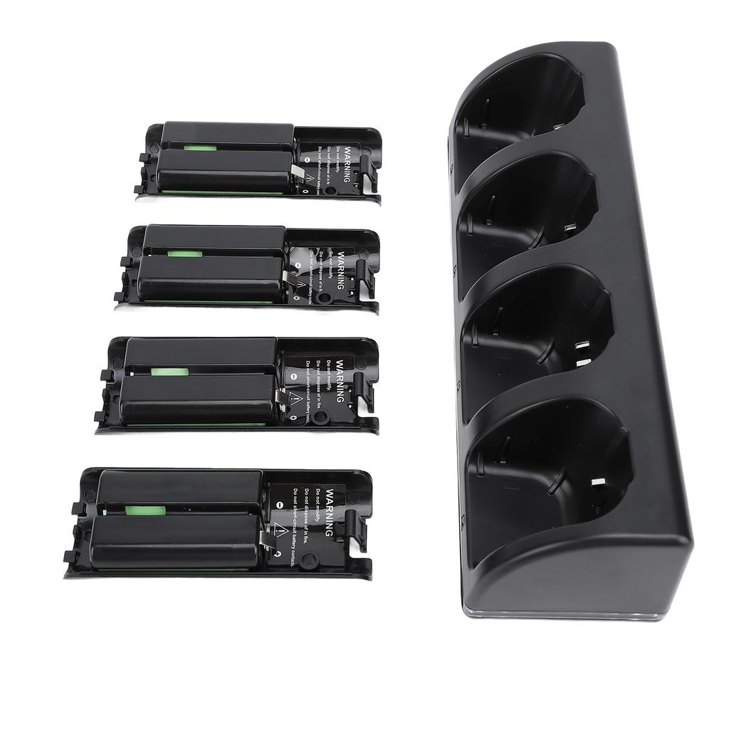 Controller  R Station for   Remotes Controller  R Dock Station with 4 Pack 2800mAh Re Able Battery
