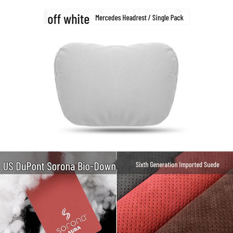 Mercedes S-Class Maybach Headrest Pillow - Car Seat Neck Protection