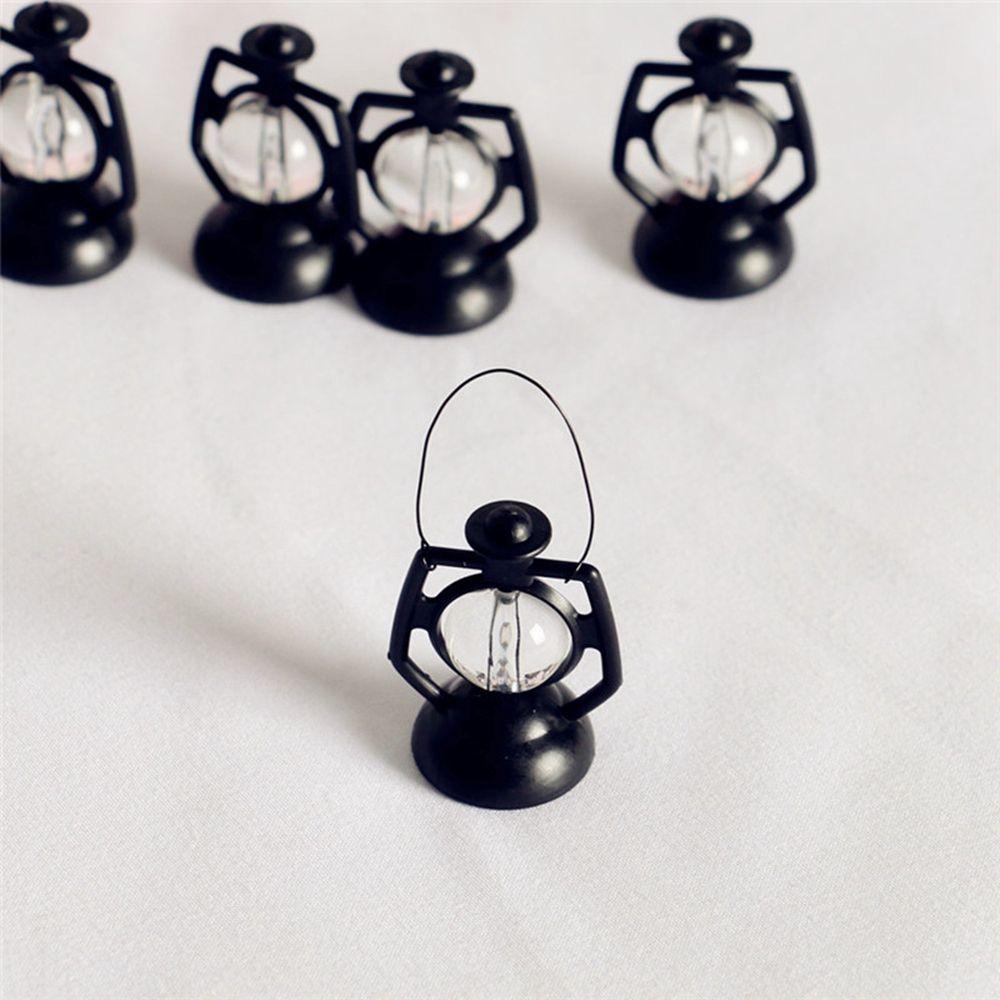 Miniature House Decor Dollhouse Kids Toy Kitchen Scene Ornaments Kerosene Lantern Toy Doll Oil Lamp