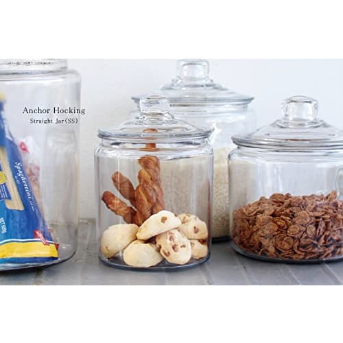 WORLD CREATE Anchor Hocking Straight Jar, 1.9L, 49915