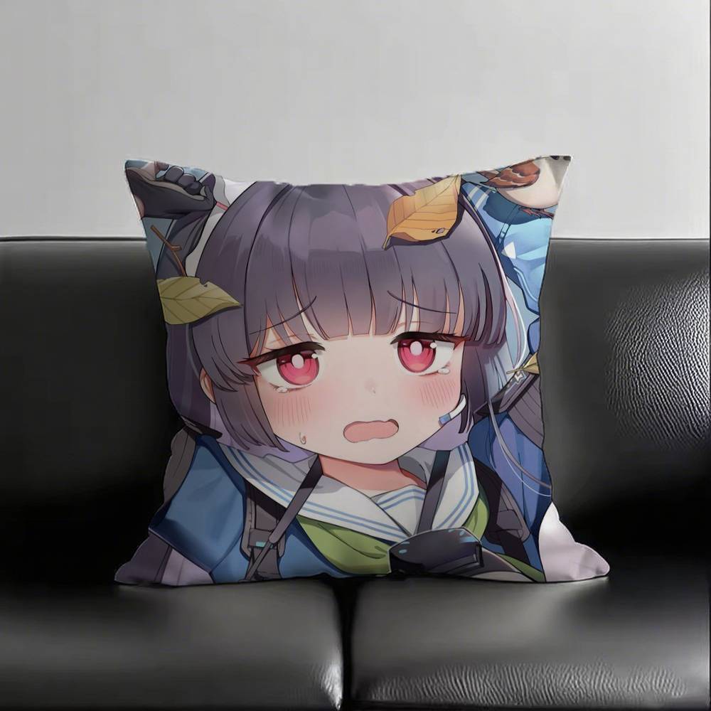 1pc Anime Blue Archive Kasumizawa Miyu Pillow Case Fashion Square Pillowcase Bedroom Sofa Room Ins Decoration Leisure