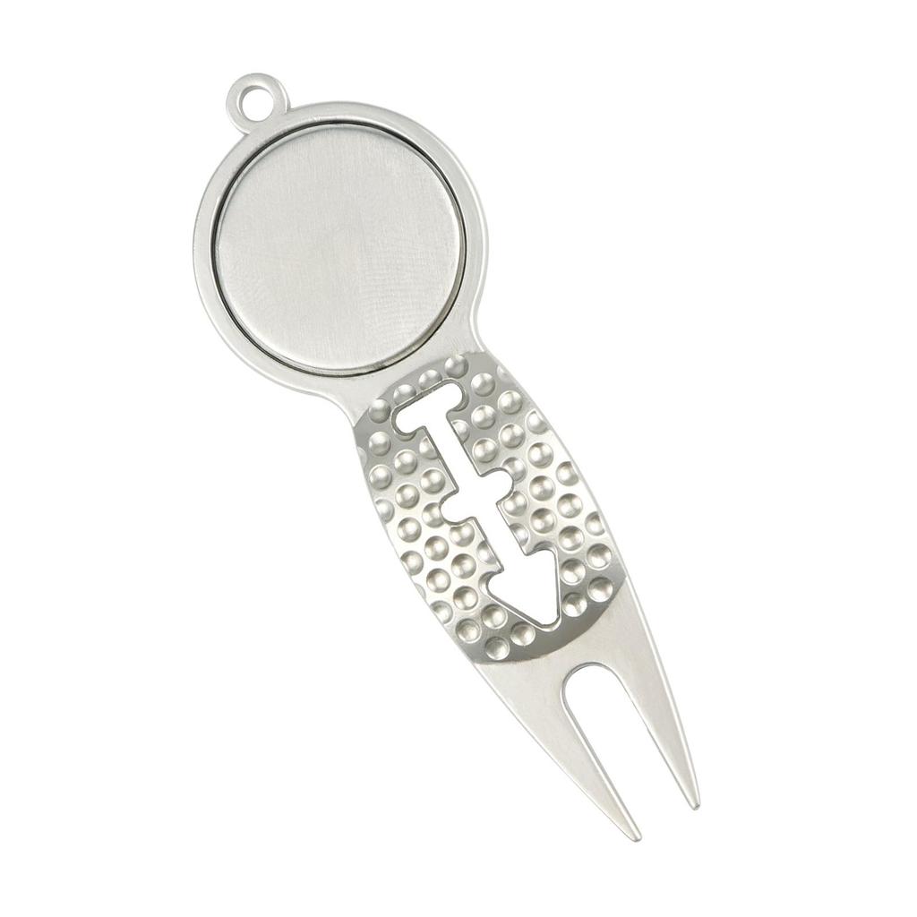 Golf Divot Repair Tool Golf Tool Golf Gift for Men Women Sturdy Lightweight Golf Training Aid Metal Golf Green Tool Green Fork