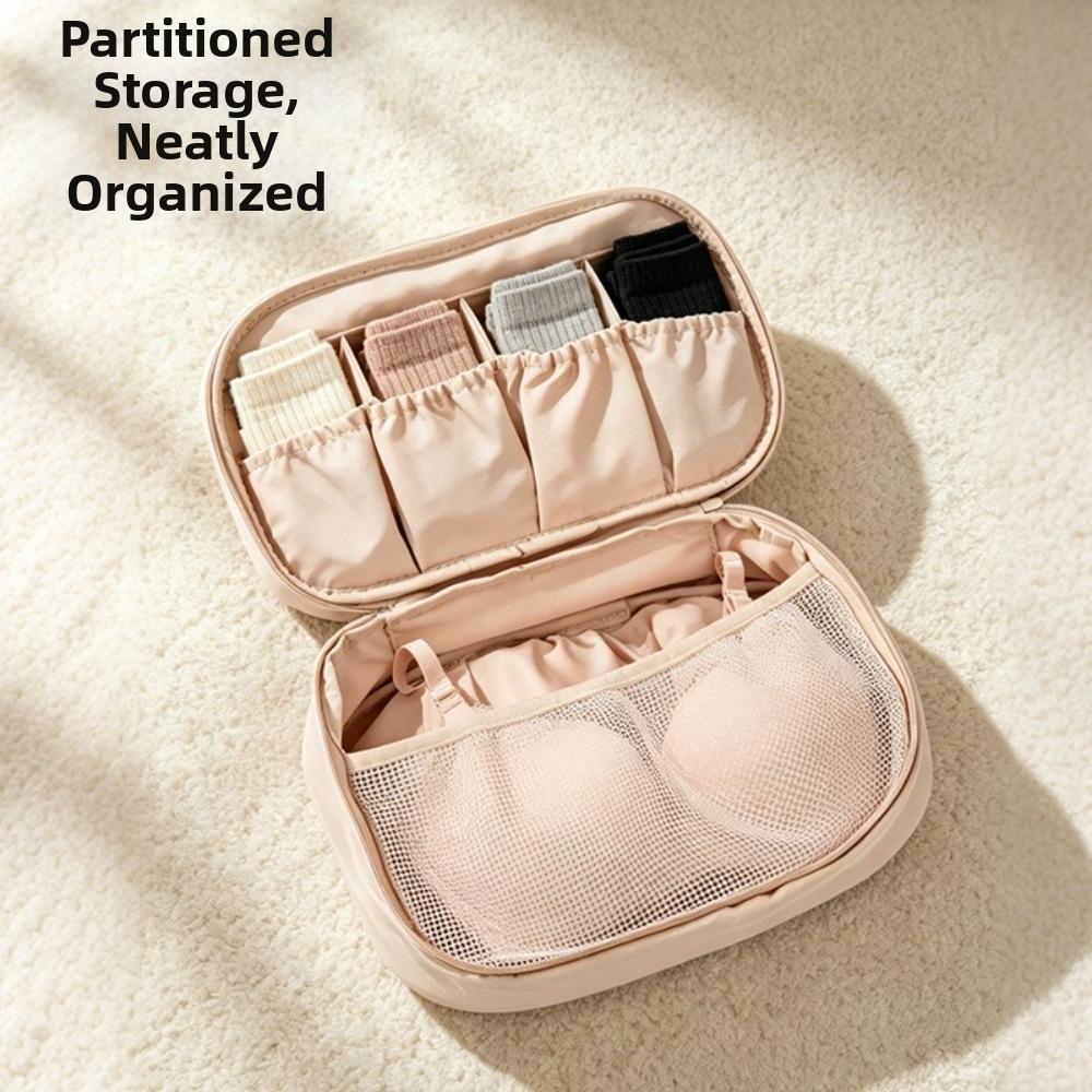 Multi-purpose Underwear Storage Bag Compression Function Travel Organizer Travel Use