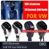For VW Golf 6 Jetta MK5 MK6 Tiguan Polo Octavia CC Scirocco LED Synchronize Electronic Display Gear Shift Knob Lever Handball
